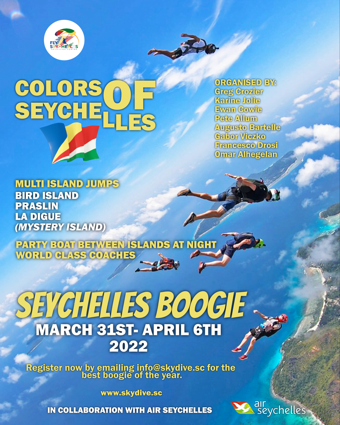 colors of Seychelles boogie 2022